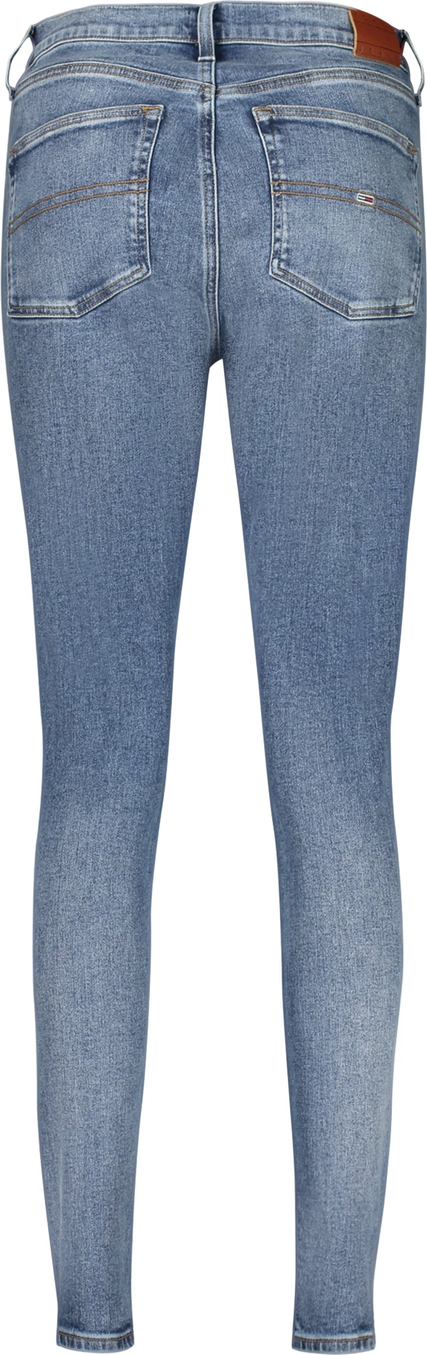 Pantallona xhins Tommy Hilfiger Sylvia High Skinny femra, kaltër