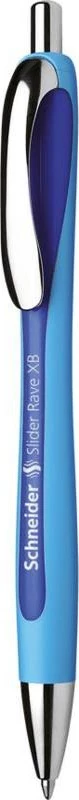 Stilolaps Schneider Slider Rave XB, klip, rimbushës, ekstra trashë, kaltër