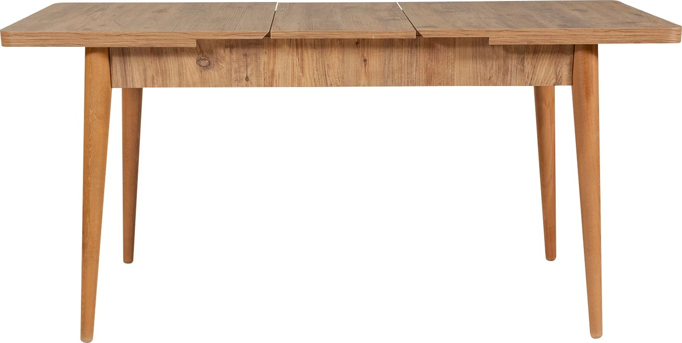 Set tavoline me karrige, zgjatese, Hanah Home Vina 0701-3, dru Atlantic, jeshile fëstëku (4 copë)