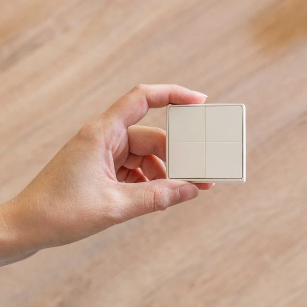 Switch Shelly Blu Wall 4 Wandtaster 4-fach, Ivory