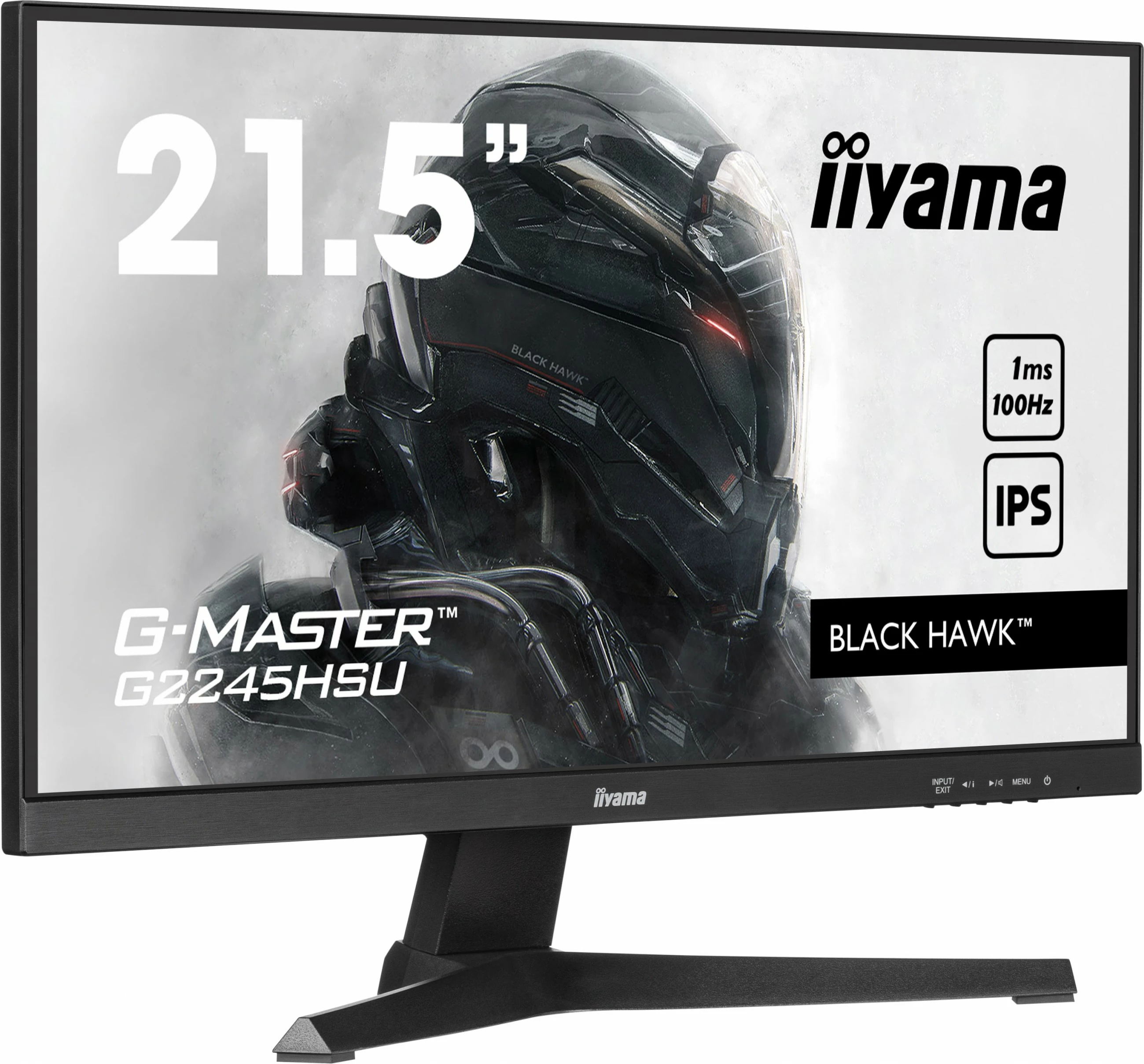 Monitor iiyama G-MASTER G2245HSU-B2, 21.5", Full HD, LED, 1ms, e zezë