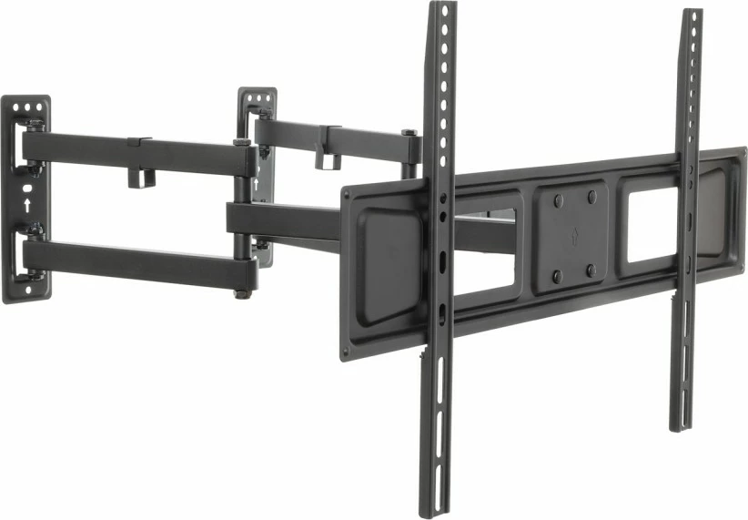 Mbajtës muri për TV ART RAMT AR-85, 32-70", metal, i zi, rregullim vertikal/horizontal, qoshe