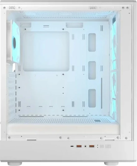 Kasë Cougar Airface Pure PRO, midi tower, ARGB, e bardhë