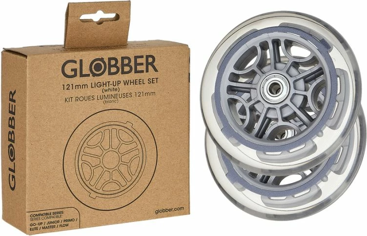 Rrota ndriçuese për trotinet Globber 121mm (2 copë)
