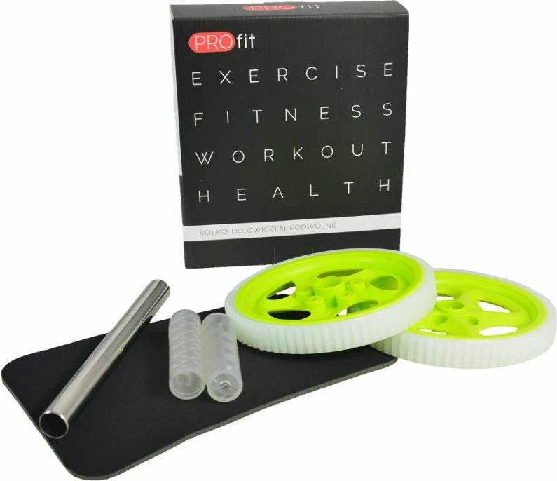 Rrotullues dyfishtë PROfit DK 3216, për stërvitje, i gjelbër