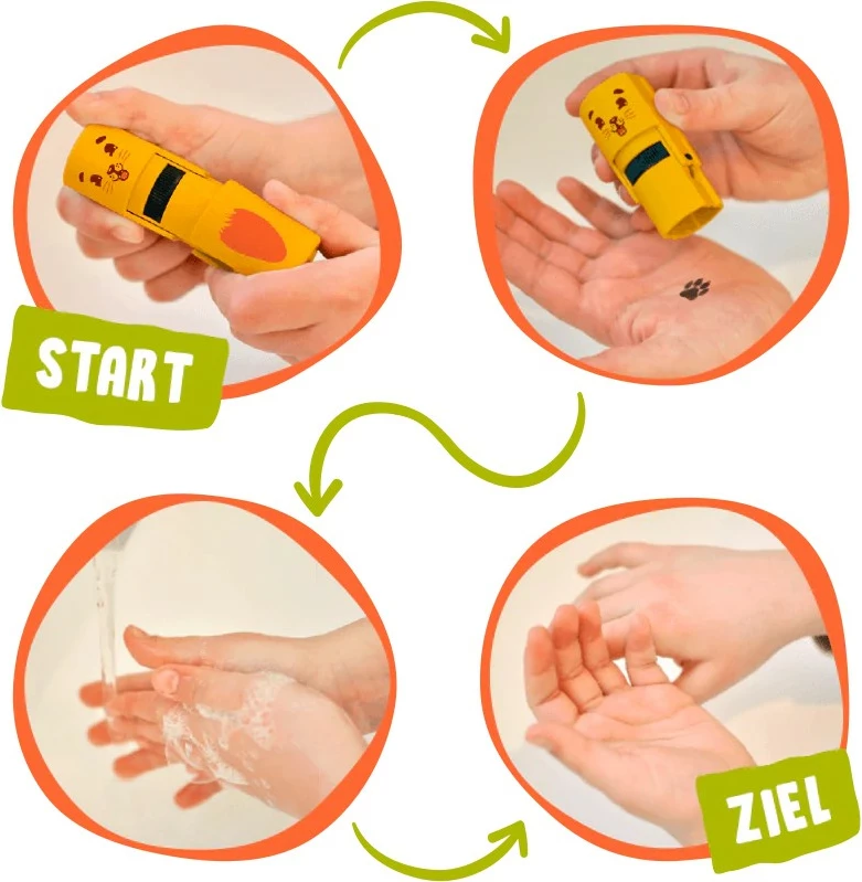 Vulë edukative COLOP Cleany, rrumbullakët, shumëngjyrëshe, për fëmijë