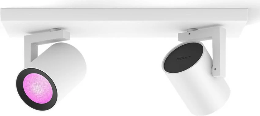 Spot ndriçimi i mençur Philips Hue 929003808001, Bluetooth, GU10, 2 spote, bardhë
