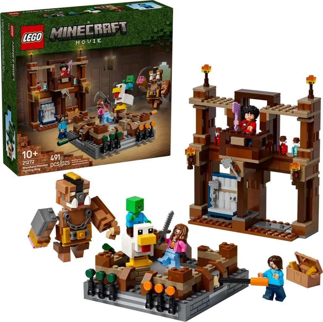 Set LEGO Minecraft 21272 Woodland Mansion Fighting Ring