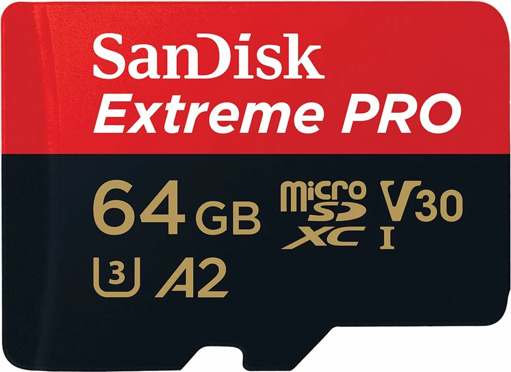 Kartelë memorie microSDXC SanDisk Extreme PRO 64GB, me adapter