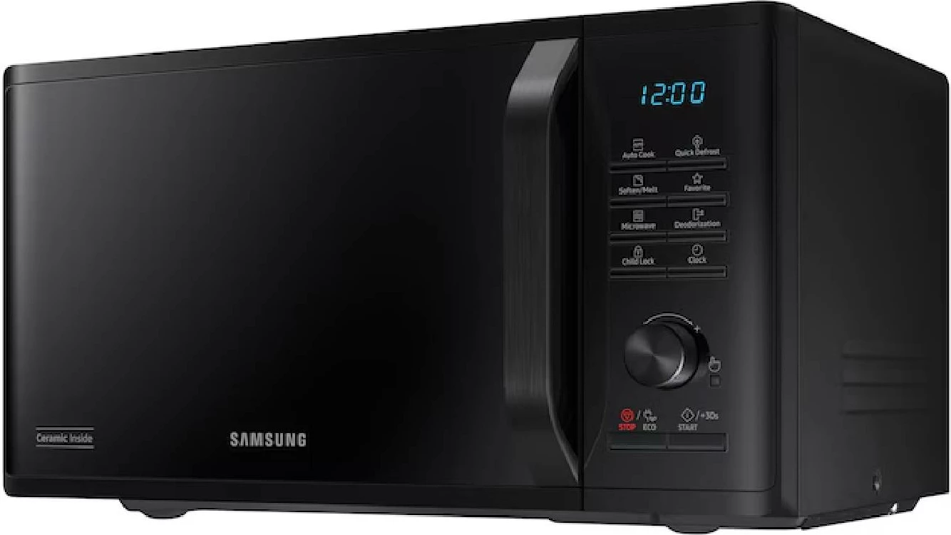 Mikrovalë Samsung MS23K3515AK/E2 1250 W, 6 nivele fuqie, CERAMIC INSIDE, Quick Defrost, e zezë