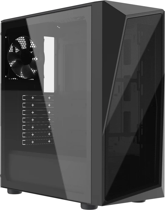 Kasë Cooler Master CMP 520L, CP520-KGNN-S03, me xham të temperuar, e zezë