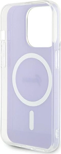 Mbështjellës Guess GUHMP15XHITSU për iPhone 15 Pro Max 6.7", MagSafe, vjollcë