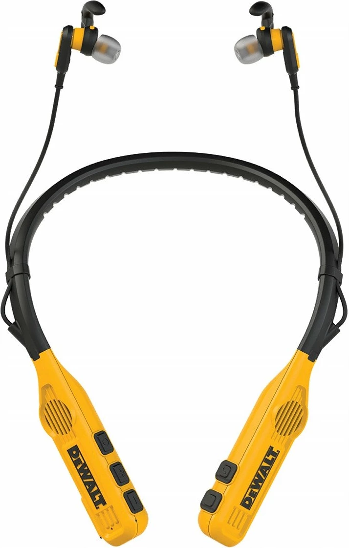 Kufje Dewalt Jobsite Pro Max DXMA190-2093-DWG, Bluetooth 5.1, IPX6, USB-C, verdhë/zi