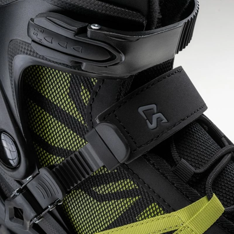 Atlete për meshkuj Coolslide, të zeza dhe jeshile