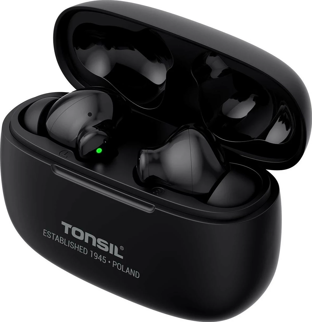 Kufje Tonsil T55BT Pro, True Wireless, ANC, Bluetooth 5.1, të zeza