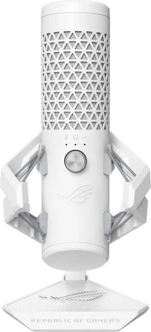 Mikrofon tavoline ASUS ROG Carnyx, 24-bit, 192 kHz, i bardhë