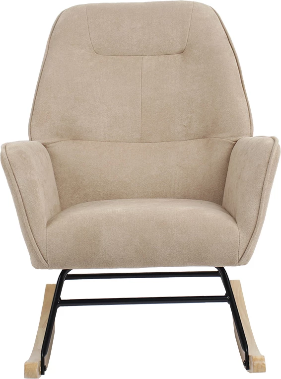 Karrige lëkundëse Exultant, material stof, ngjyrë bezhë-natyrale, 75x68x95cm