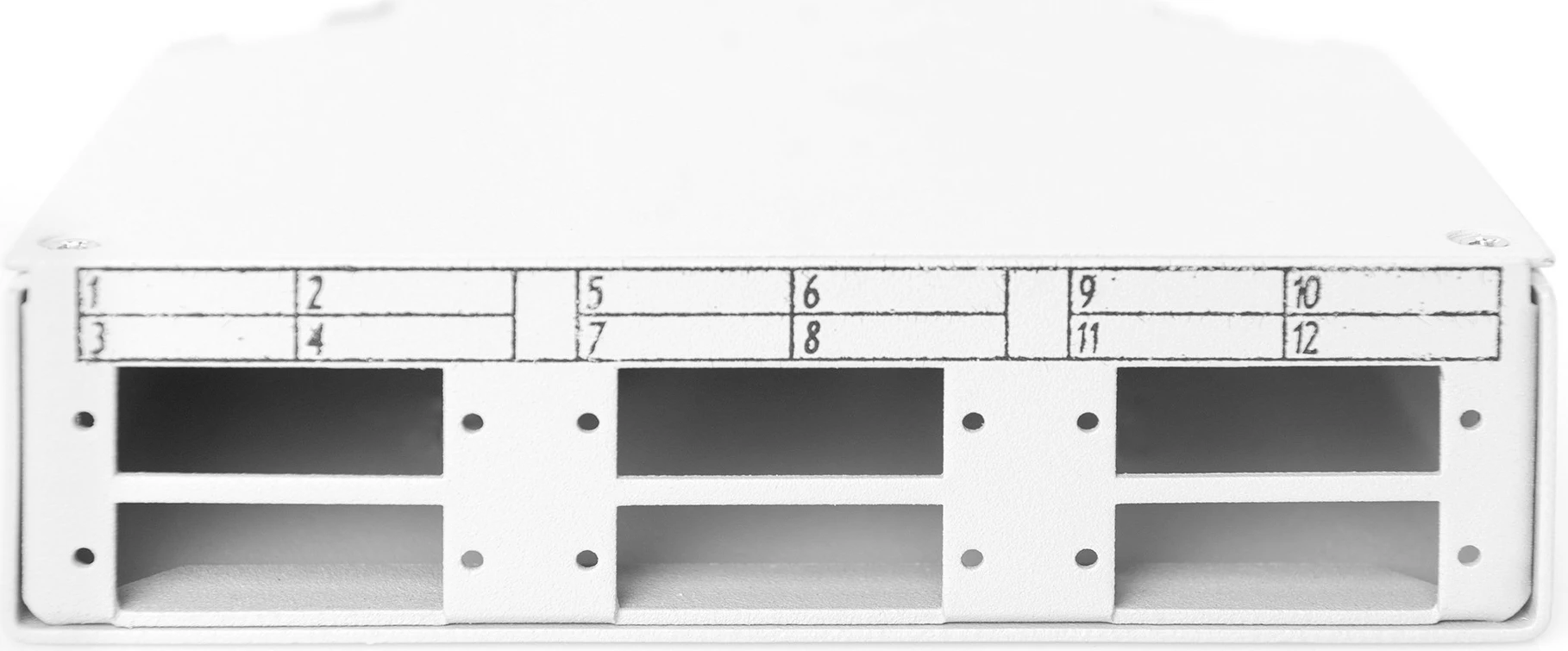 Kuti shpërndarëse Digitus, SC, 6 porta, 125x130x35mm, gri
