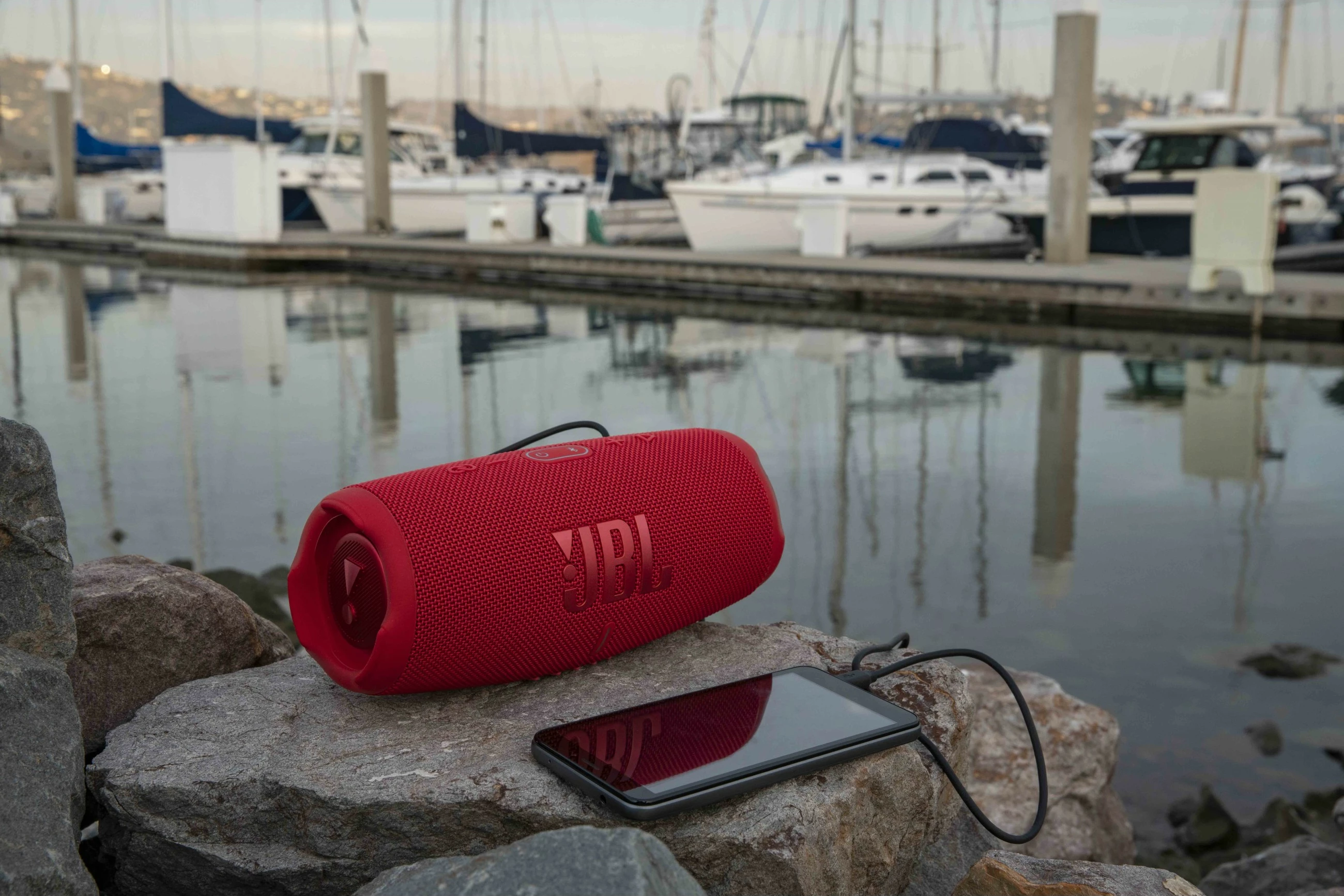 Boks JBL Charge 5, 30 W, Bluetooth 5.1, IP67, Gri