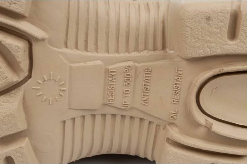 Çizme sigurie për meshkuj Lavoro, ngjyrë krem