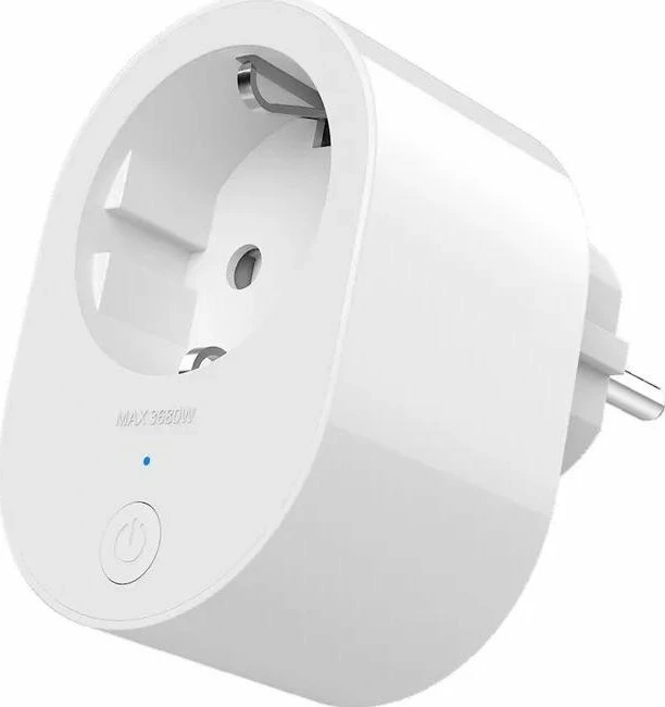 Prizë smart Xiaomi Mi Smart Plug 2 Wi‑Fi, kontroll me zë, timer, e bardhë