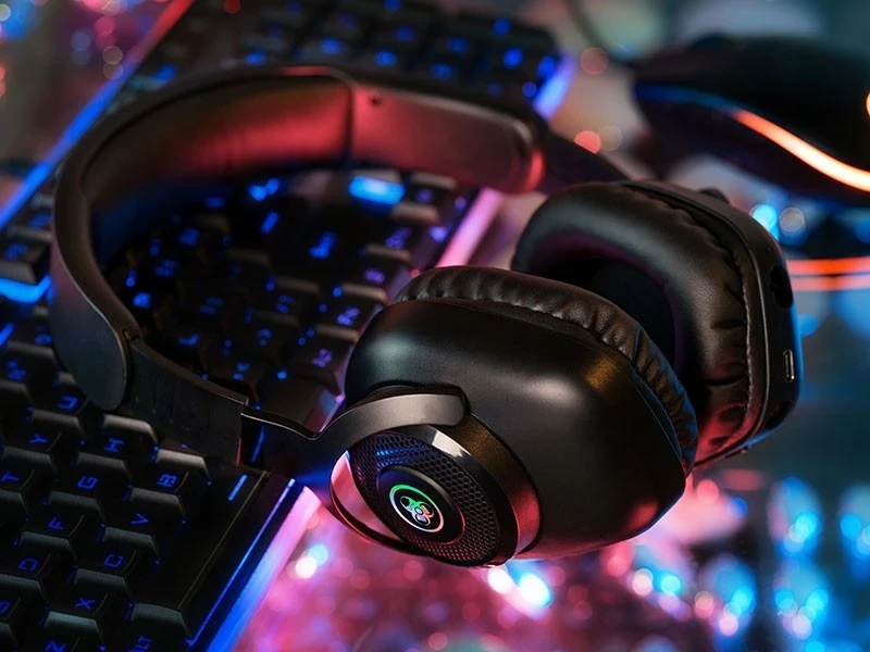 Kufje gaming Tracer GameZone Mobile Hybrid BT+2.4G, wireless, mikrofon i ndashëm, 20h, të zeza