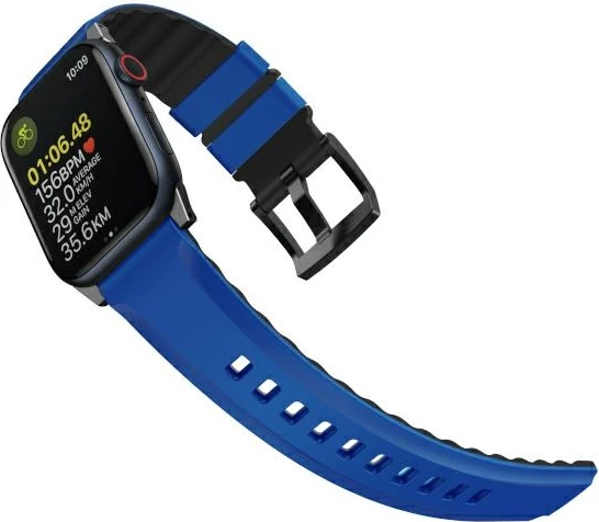 Rrip silikoni UNIQ Linus Airosoft për Apple Watch 42/44/45/49mm, Blu