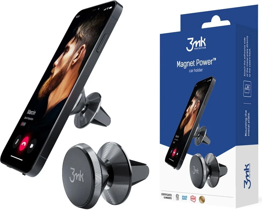 Mbajtës telefoni 3MK Magnet Power
