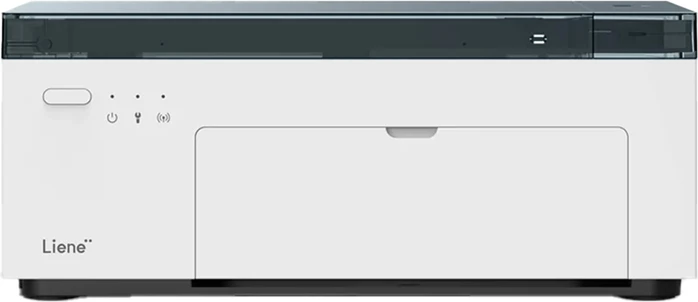 Printer foto portativ Liene Amber M100 (DHP513) 4x6\", 300 DPI, Wi-Fi, USB-C, i bardhë, set me letër 20 fletë + kartrixh
