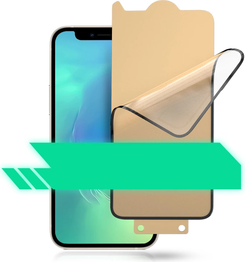 Set mbrojtës 6-në-1 për iPhone 11 Pro Max, Bestsuit D30 Buffer, kasë, xham, folje, xham kamerë, leckë, aplikator