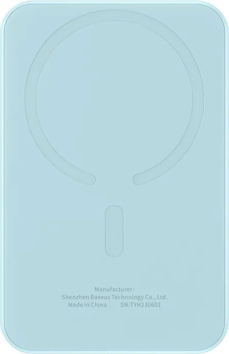Powerbank Baseus Magnetic Mini 5000mAh, 20W, USB-C, Blu