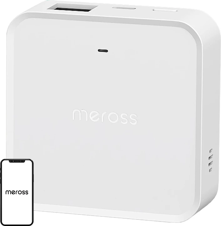 Gateway Wi‑Fi, Meross, MSH450MA (EU), Matter, sirenë 110 dB, Ethernet + Wi‑Fi 2.4 GHz, deri 32 pajisje