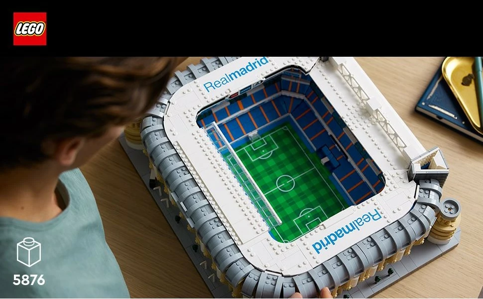 Set ndërtimi LEGO Creator Expert Real Madrid – Santiago Bernabéu Stadium, 5876 copë, plastikë