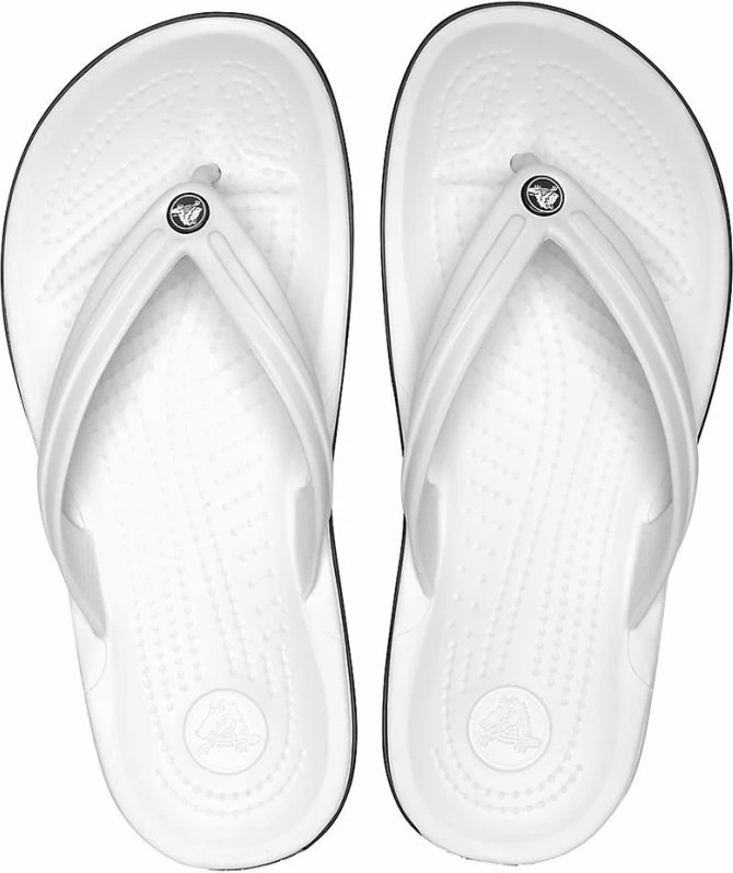 Shapka për femra Crocs Crocband Flip, të bardha