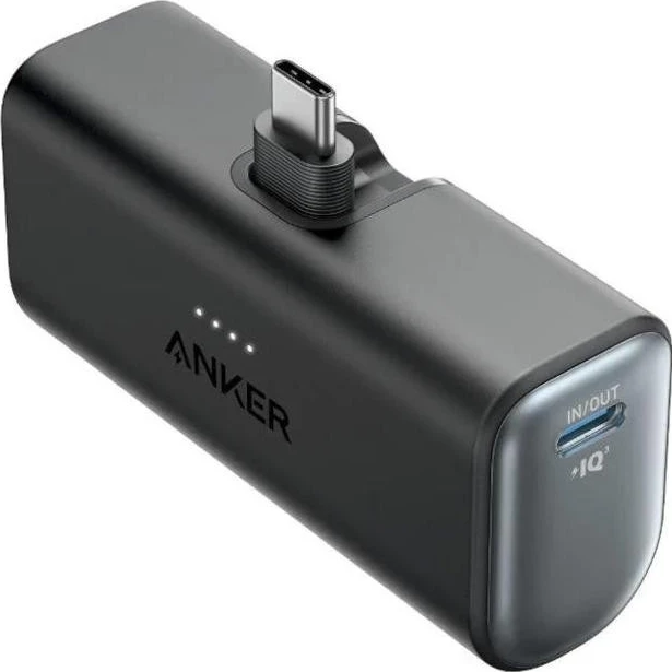 Power Bank Anker Nano 5000mAh, 22.5W, ngjyrë e zezë