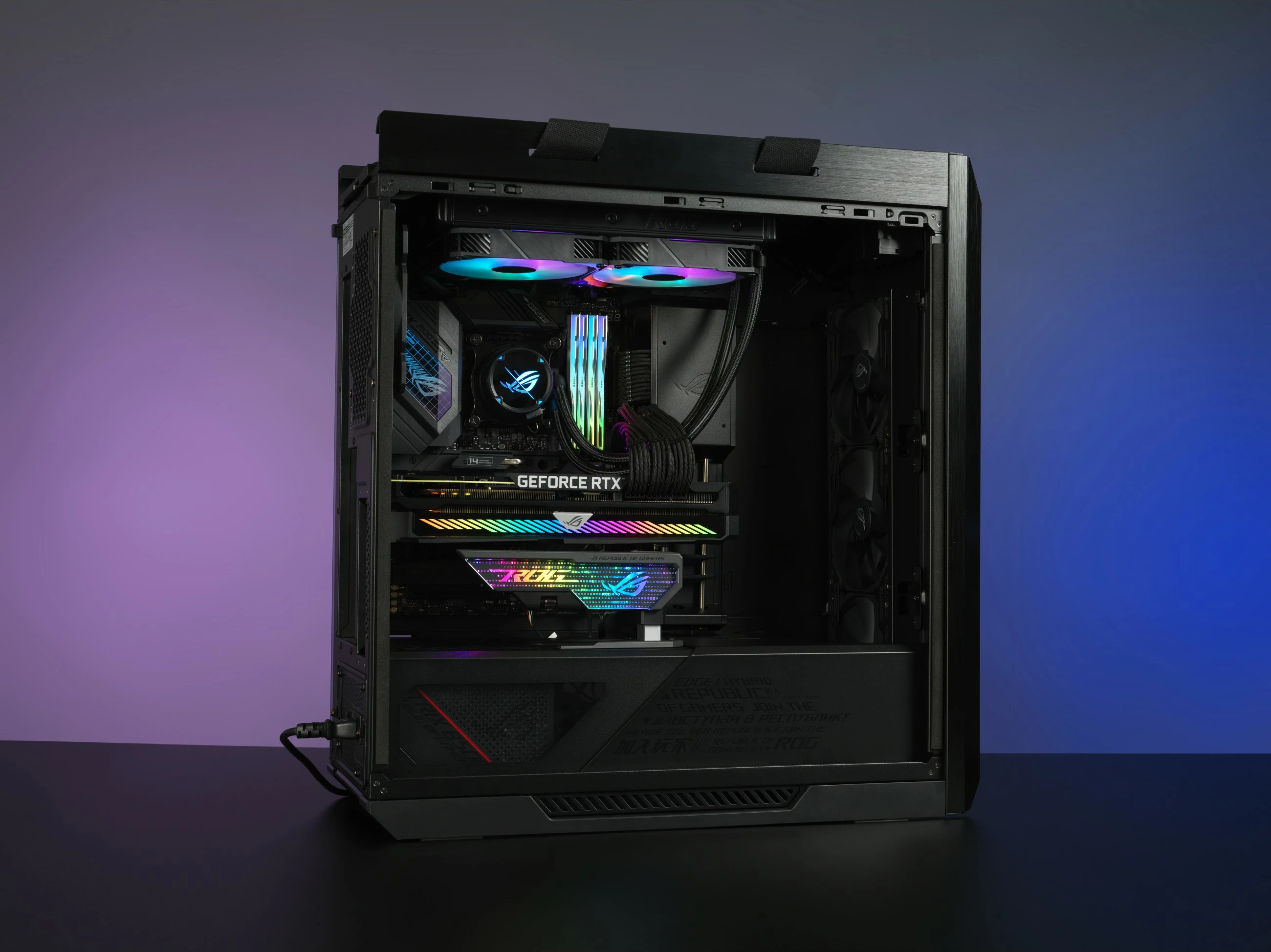 Mbajtëse kartelë grafike ASUS ROG XH01 Herculx, RGB