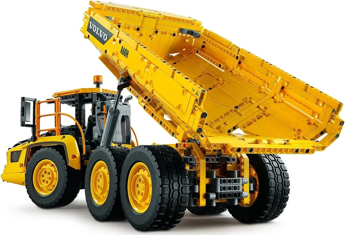 Set LEGO Technic Volvo 6x6 Articulated Hauler 42114, Verdhë
