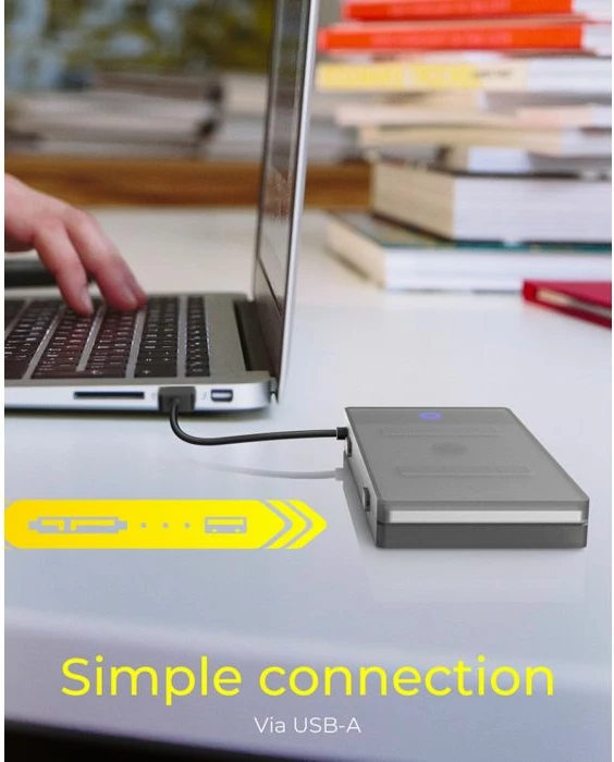Adapter/kasë USB 3.2 Gen 1 për HDD/SSD 2.5" SATA, ICYBOX IB-AC603B-U3, 5 Gbit/s, kabllo USB-A 16 cm, antracit/zi, set