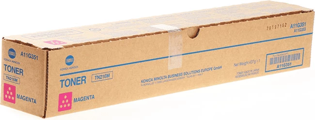 Toner, Konica Minolta, TN216M A11G351, rendiment 26000 faqe, standard, magenta