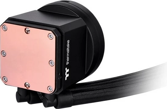 Kasë ftohëse me ujë Thermaltake Toughliquid Ultra 420 RGB, 3 ventilatorë, ekran LCD, e zezë