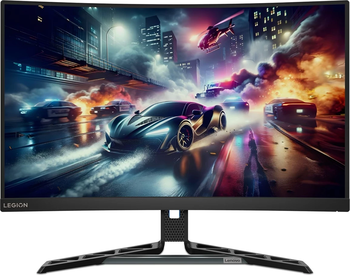 Monitor Lenovo Legion R27qc-30, 27", Quad HD, 180 Hz, Raven Black
