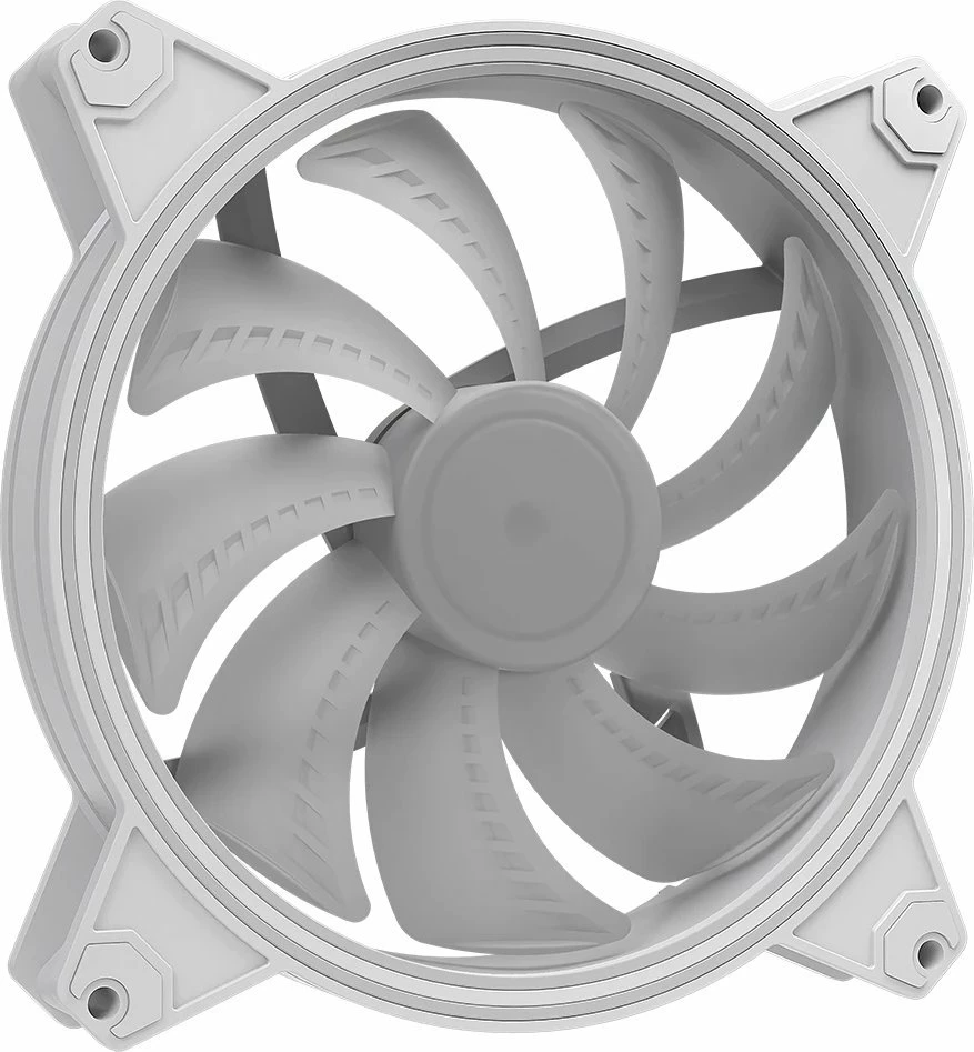 Ventilator kasë Modecom Volcano Apex 140 ARGB 140mm 4-pin PWM, i bardhë, 1 copë