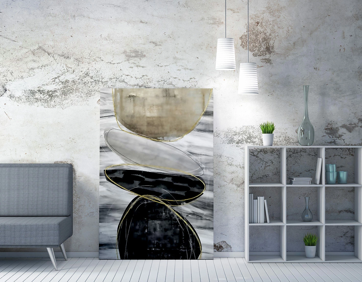 Pikturë dekorative në kanavacë Wallity, WY246, 70x100cm