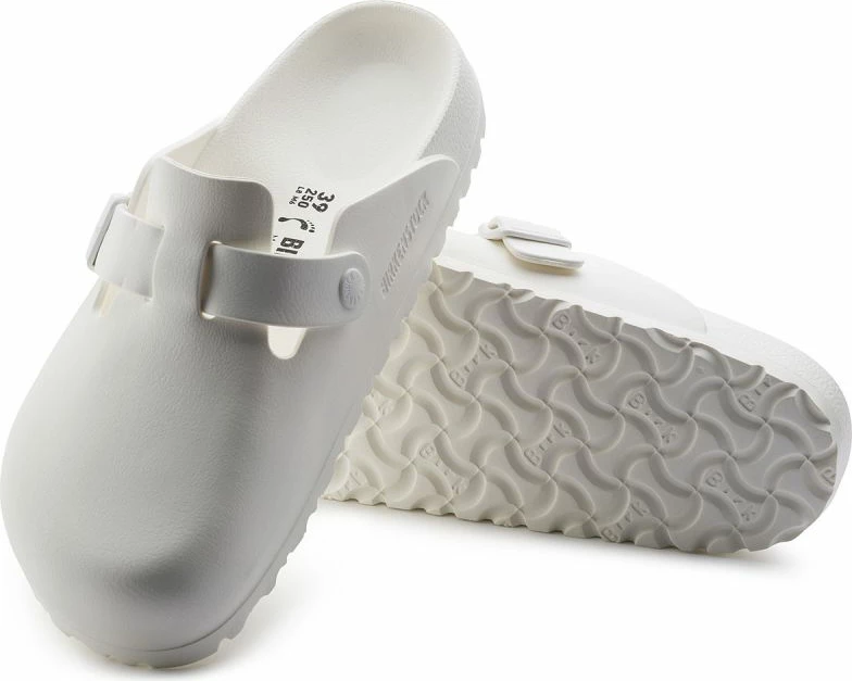 Papuqe për femra Birkenstock, ngjyrë krem