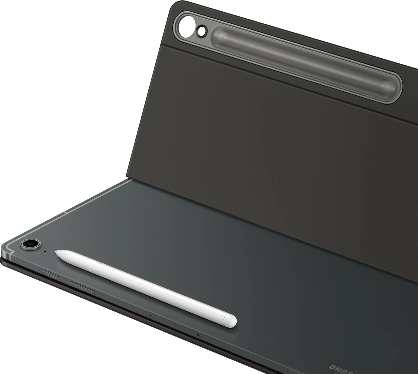 Tastierë Samsung EF-DX620, QWERTZ, Galaxy Tab S10 FE+, E zezë