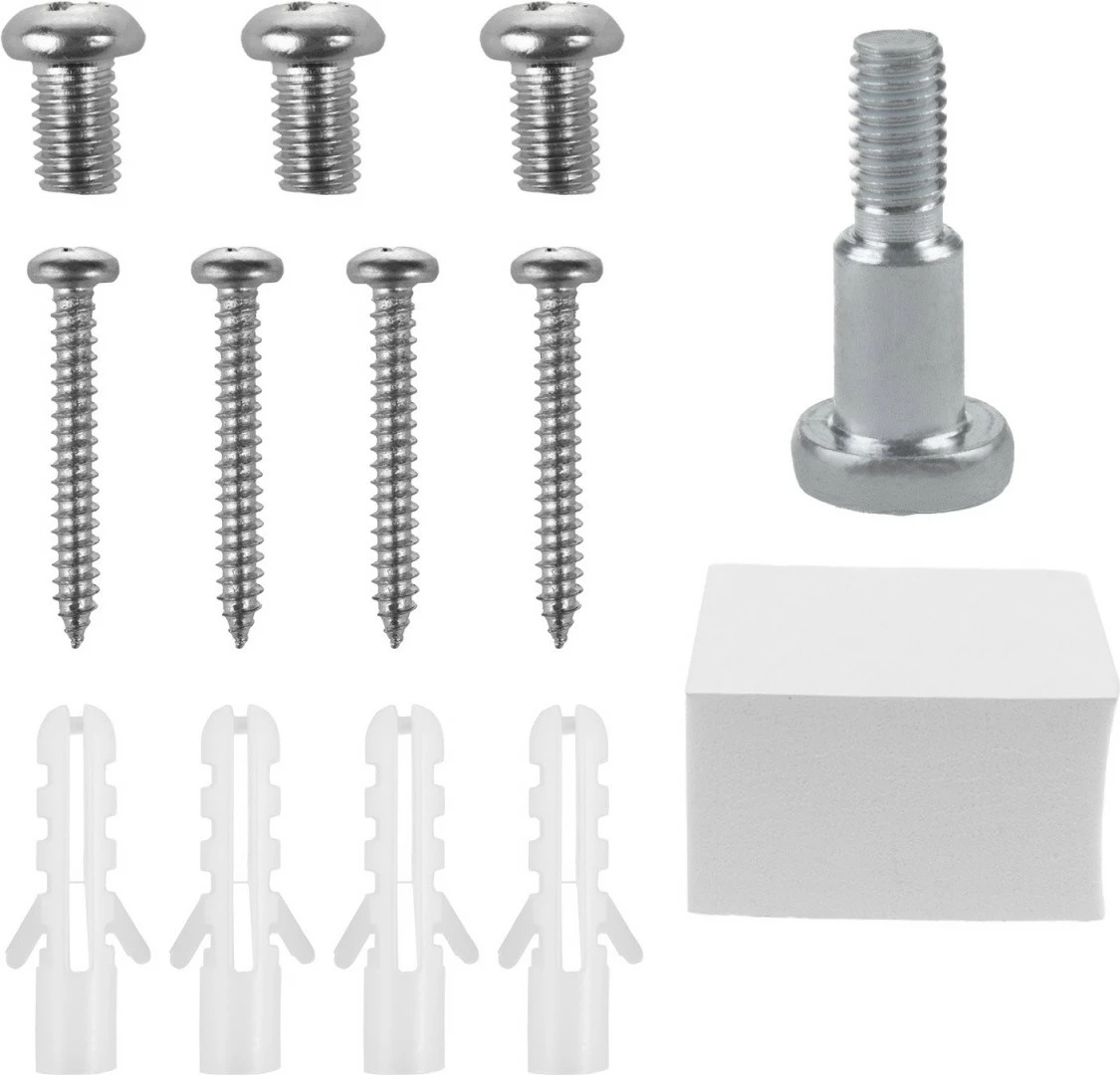 Mbajtëse muri për PlayStation 5 Maclean RS181, me vend për kontrollorë dhe kufje, e bardhë