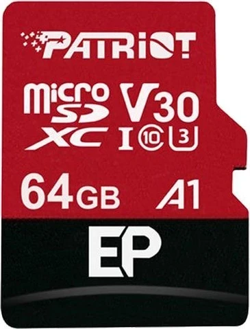 Kartë memorie Patriot MicroSDXC, 64GB