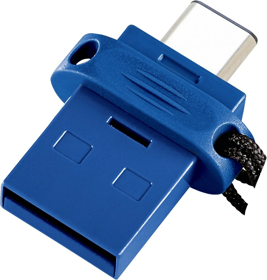 USB stick Verbatim Dual 64GB, USB 3.0, USB-C/USB-A, blu