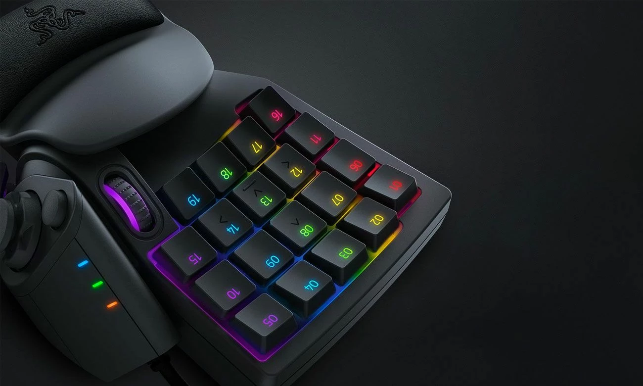 Keypad gaming Razer Tartarus V2 RZ07-02270100-R3M1, Hybrid Mecha-Membrane, 32 taste programueshme, RGB, USB me kabllo 1.8 m, e zezë