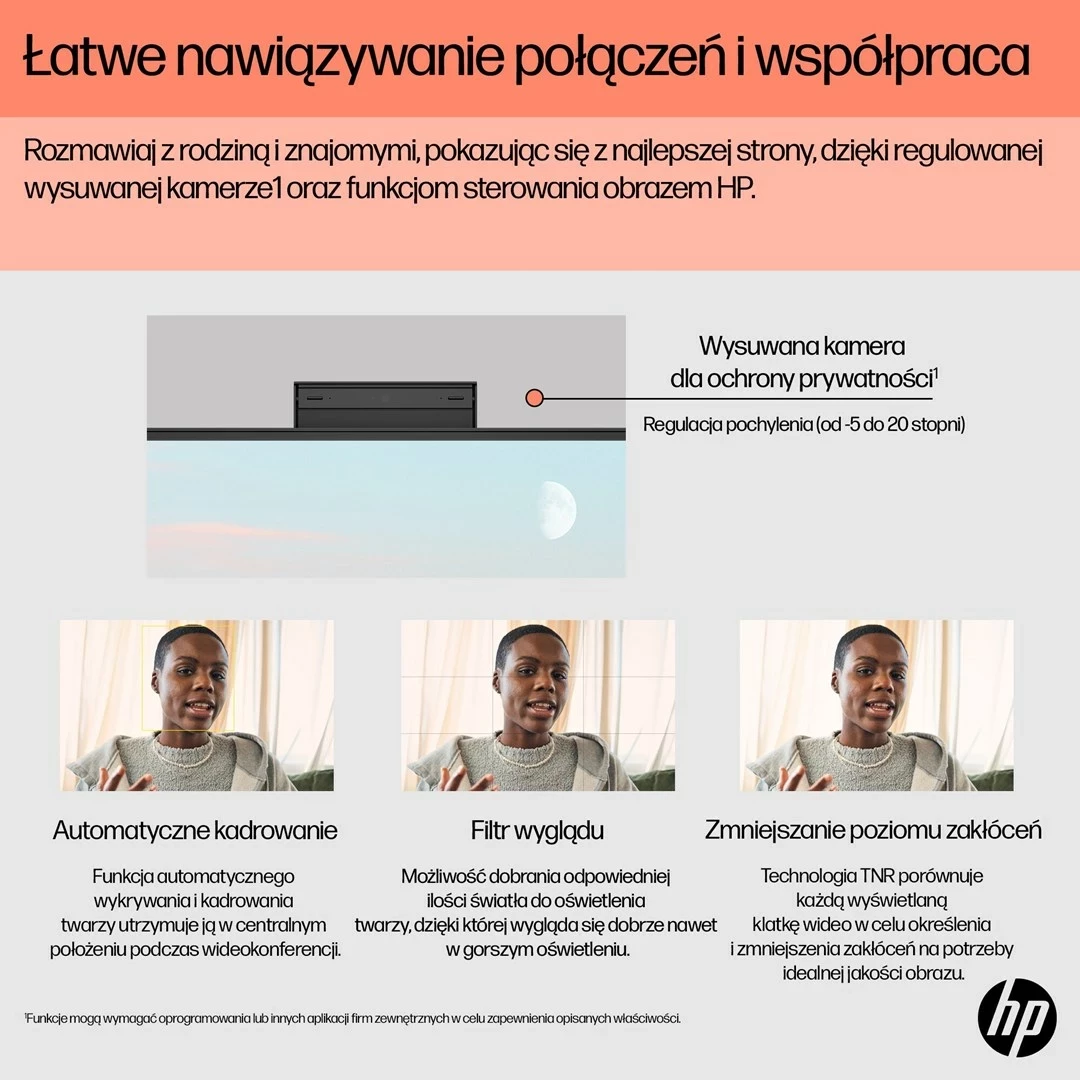 Kompjuter HP AiO 24-cr0312nw, Ryzen 5 7520, 23.8" FHD, 16GB RAM, 512GB SSD, Bardhë